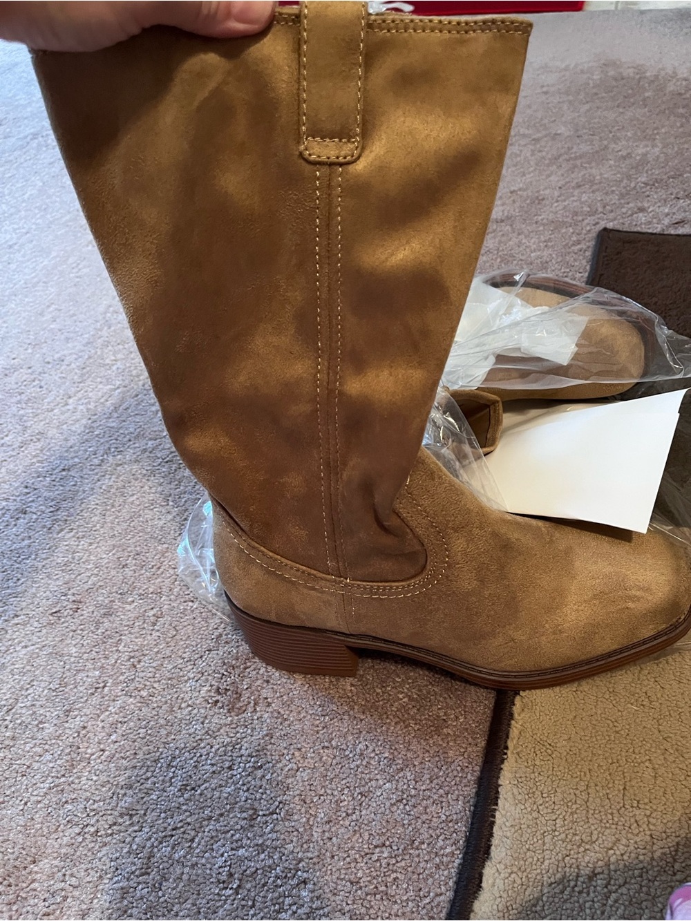 UNIONBAY Women's Tan Heeled Boots
